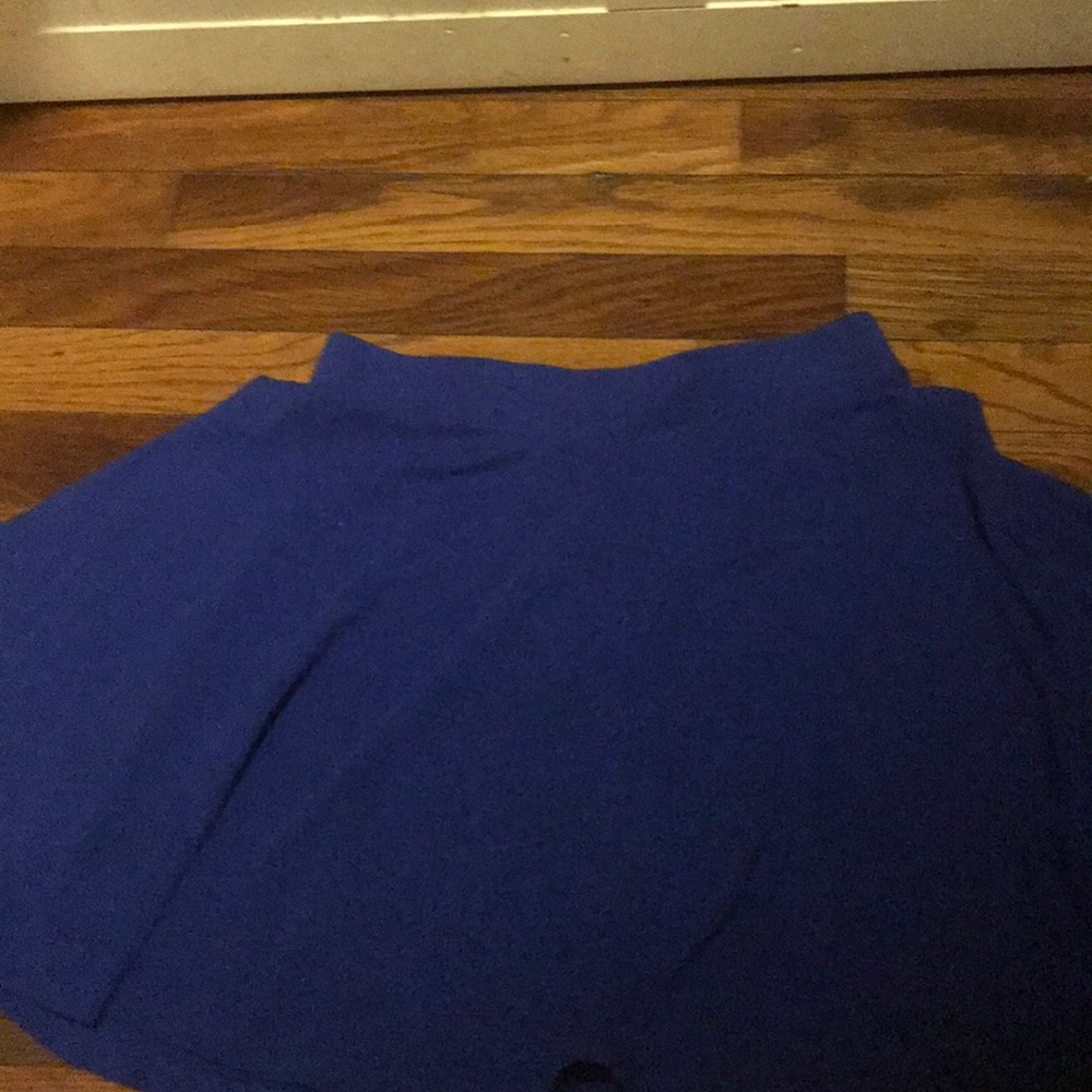 Blue skirt